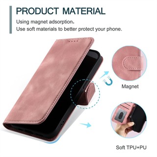 Dành Cho iphone 14 15 16 17E Plus Pro 16E Max Ốp Lưng Sang Trọng Ví Da Lật Thẻ Gói Khe Đứng Chống Sốc Vỏ Bảo Vệ