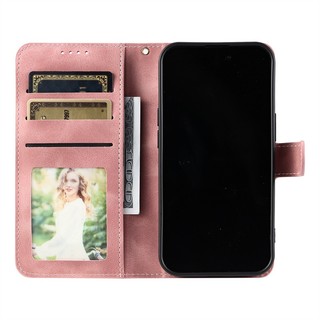 Dành Cho iphone 14 15 16 17E Plus Pro 16E Max Ốp Lưng Sang Trọng Ví Da Lật Thẻ Gói Khe Đứng Chống Sốc Vỏ Bảo Vệ