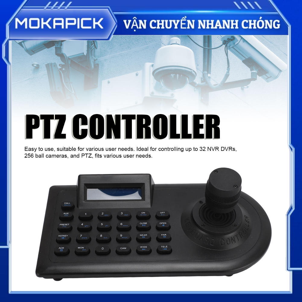 [Hàng Sẫn] Bàn phím điều khiển camera PTZ Điều đa chức năng 32 DVR 256 ...