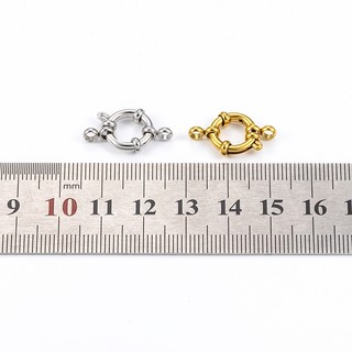 Thép không gỉ Vàng Tròn Móng Vuốt Lò Xo Móc Cho Vòng Tay Vòng Cổ Kết Nối DIY Trang Sức Làm Đồ Dùng