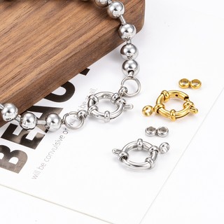 Thép không gỉ Vàng Tròn Móng Vuốt Lò Xo Móc Cho Vòng Tay Vòng Cổ Kết Nối DIY Trang Sức Làm Đồ Dùng