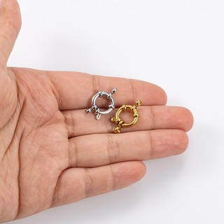 Thép không gỉ Vàng Tròn Móng Vuốt Lò Xo Móc Cho Vòng Tay Vòng Cổ Kết Nối DIY Trang Sức Làm Đồ Dùng
