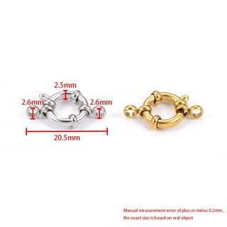 Thép không gỉ Vàng Tròn Móng Vuốt Lò Xo Móc Cho Vòng Tay Vòng Cổ Kết Nối DIY Trang Sức Làm Đồ Dùng