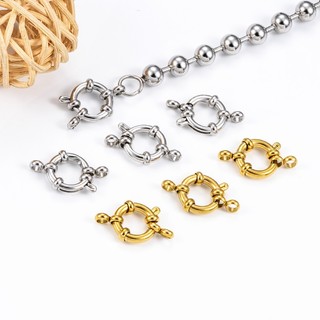 Thép không gỉ Vàng Tròn Móng Vuốt Lò Xo Móc Cho Vòng Tay Vòng Cổ Kết Nối DIY Trang Sức Làm Đồ Dùng