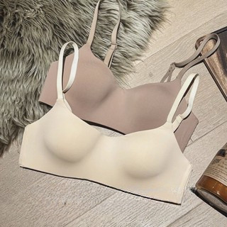Cốc mỏng liền mạch ngực nhỏ nữ tập hợp, chống chảy xệ, không có vòng thép, áo ngực thoải mái và thoáng khí