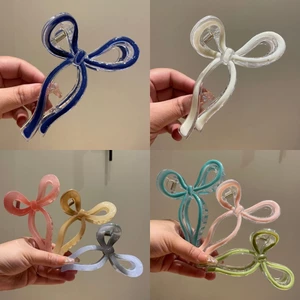 Thi Đơn Giản Nhiều Màu Sắc Đa Năng Rỗng Streamer Nơ Nhựa Vuốt Tóc Thời Trang Phụ Kiện Tóc Cho Nữ Bé Gái Sinh Nhật Quà Tặng Nhỏ VN