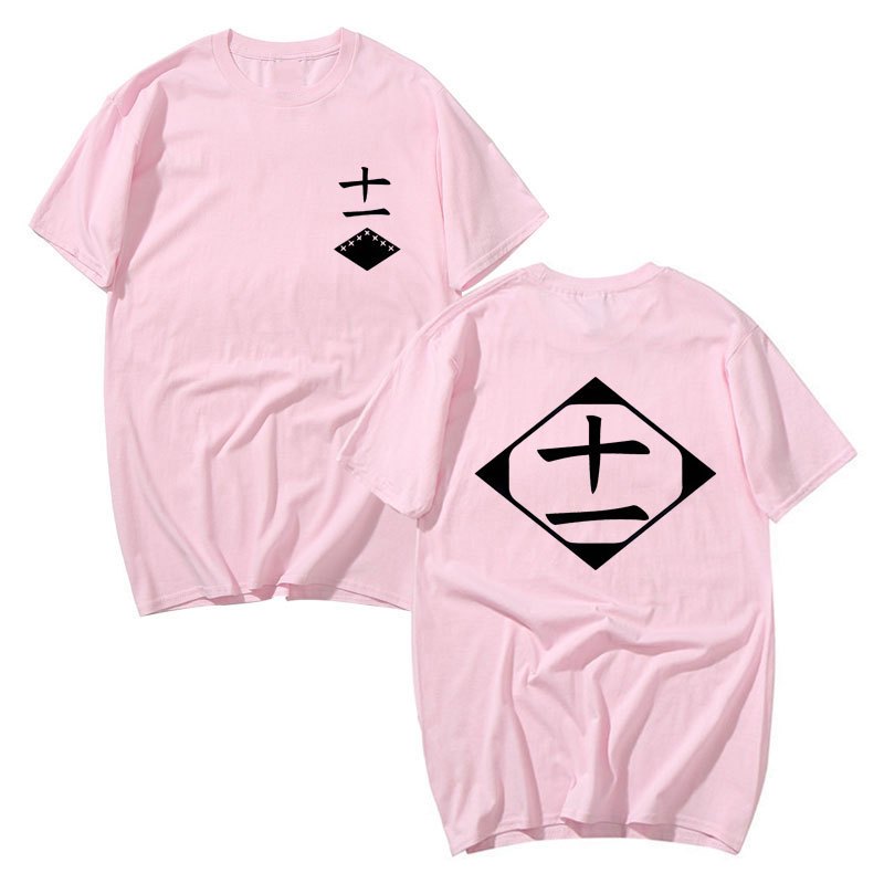 Bán Anime Cotton Áo Thun Bleach Cosplay Áo Sơ Mi Zaraki Kenpachi Nam Nữ Cổ Tròn Tay Ngắn Áo Thun Thời Trang Cho Người Hâm Mộ