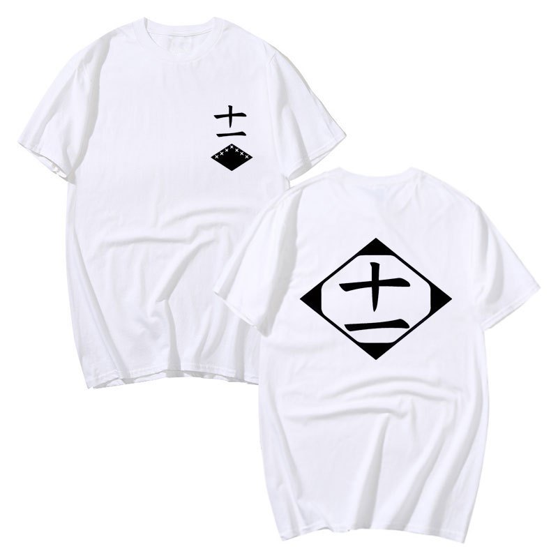 Bán Anime Cotton Áo Thun Bleach Cosplay Áo Sơ Mi Zaraki Kenpachi Nam Nữ Cổ Tròn Tay Ngắn Áo Thun Thời Trang Cho Người Hâm Mộ