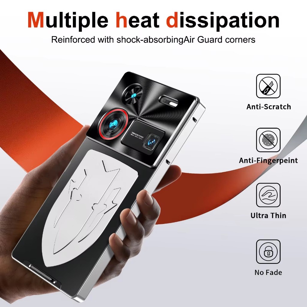 Tản Nhiệt Chống Sốc Khung Kim Loại Giáp Trường Hợp Cho Nubia z60 Ultra ...