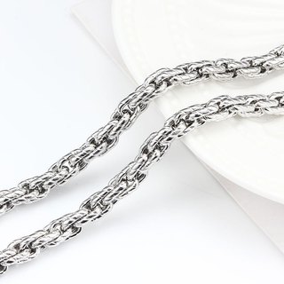 Thiết Kế Mới Thép Không Gỉ 304 Xoắn & Hình Bầu Dục Dây Xích Cho Trang Sức Làm Vật Liệu DIY Vòng Cổ Handmade Bán Buôn