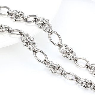 Thép không gỉ Nút Dây Xích Dành Cho Nam Nữ Trang Sức Làm DIY Handmade Vòng Cổ Vòng Tay Xoắn Dây Xích Phụ Kiện