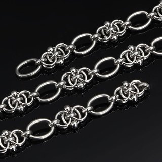 Thép không gỉ Nút Dây Xích Dành Cho Nam Nữ Trang Sức Làm DIY Handmade Vòng Cổ Vòng Tay Xoắn Dây Xích Phụ Kiện