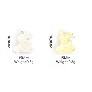 10 chiếc Thắt nơ dễ thương Thỏ Men nhỏ giọt dầu quyến rũ với khảm ngọc trai, Phim hoạt hình Mr. Mặt dây chuyền hợp kim hình con thỏ - Vòng cổ thời trang DIY, Vòng tay, Bông tai và Trang trí lễ hội trung thu