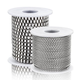 Chiều rộng 1,5 / 2 / 2.5 / 3 / 4 / 5mm Dây chuyền hộp thép không gỉ cho phụ kiện làm đồ trang sức DIY