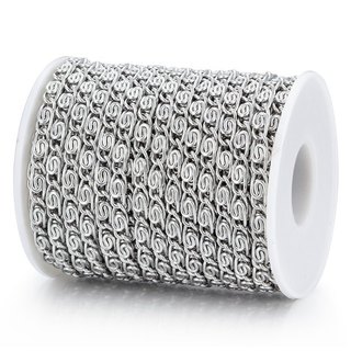 Thép không gỉ Vortex Dây Xích Hình Vít Dây Xích Cho DIY Vòng Cổ Trang Sức Làm Phụ Kiện
