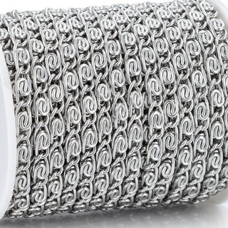 Thép không gỉ Vortex Dây Xích Hình Vít Dây Xích Cho DIY Vòng Cổ Trang Sức Làm Phụ Kiện