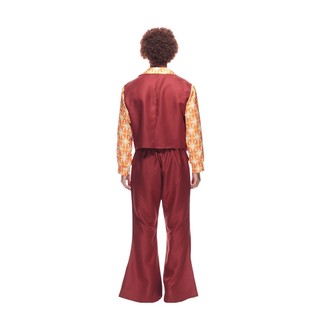 Nam thập niên 70 Disco Trang Phục Thời Trang Người Lớn Đêm Thứ Bảy Sốt Disco Trang Phục Cặp Đôi Hippie Cosplay Retro Khiêu Vũ Phù Hợp Với Tiệc Halloween Biểu Diễn Sân Khấu Lạ Mắt Trang Phục