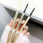 Xixi Bút Chì Lông Mày Chống Thấm Nước Tự Nhiên Lâu Dài Mịn Lấp Đầy Lông Tơ Pha Trộn Sắc Tố Cao Brow Bút Chì Trang Điểm Mắt NO.D235A
