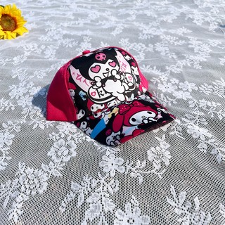 Hoạt Hình Mũ Bóng Chày Kuromi Cô Gái Mũ Dễ Thương Giai Điệu Trẻ Em Học Sinh Che Nắng Mũ Mùa Hè Có Thể Điều Chỉnh Cho Trẻ Em 3-8 Tuổi
