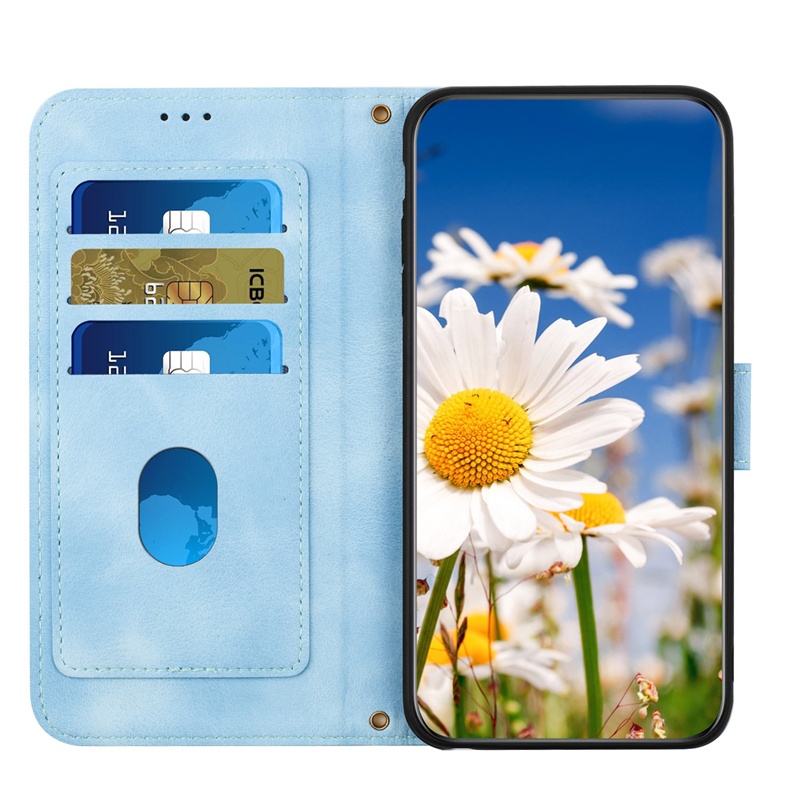 Khóa Flip Cover Dây Đeo Tay Dành Cho iphone 15 16 Plus Pro Max Da Đứng Giữ Khe Cắm Thẻ Vỏ Chống Sốc