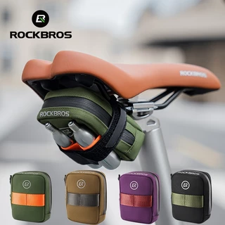 Rockbros Túi Đựng Xe Đạp Nhẹ Nhiều Màu Sắc Thời Trang Tiện Lợi Yên Túi Dây Kéo Lụa MTB Xe Đạp Đường Bộ Thiết Bị Đi Xe Đạp