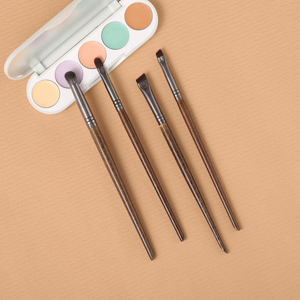 Ảnh 【OVW】Set 4 cọ trang điểm N48 N63 N61 N74 kẻ mày kẻ mắt che khuyết điểm làm đẹp 3