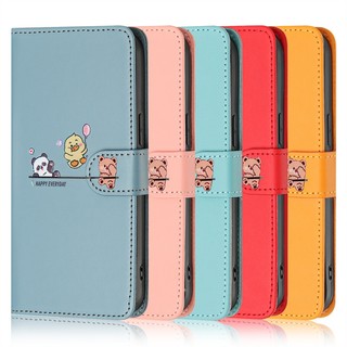 Ốp Lưng Cho Samsung Galaxy S20 S21 S22 S23 S24 + Plus Pro Lite Ultra FE Ví Da Flip Casing Phim Hoạt Hình Bảo Vệ Bỏ Túi Khe Cắm Thẻ Bao
