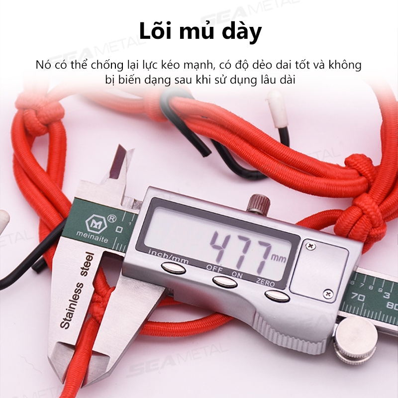Lưới Thun Ràng Đồ Moto SEAMETAL 40 x 40cm, lưới chằng đồ xe máy cỡ lớn