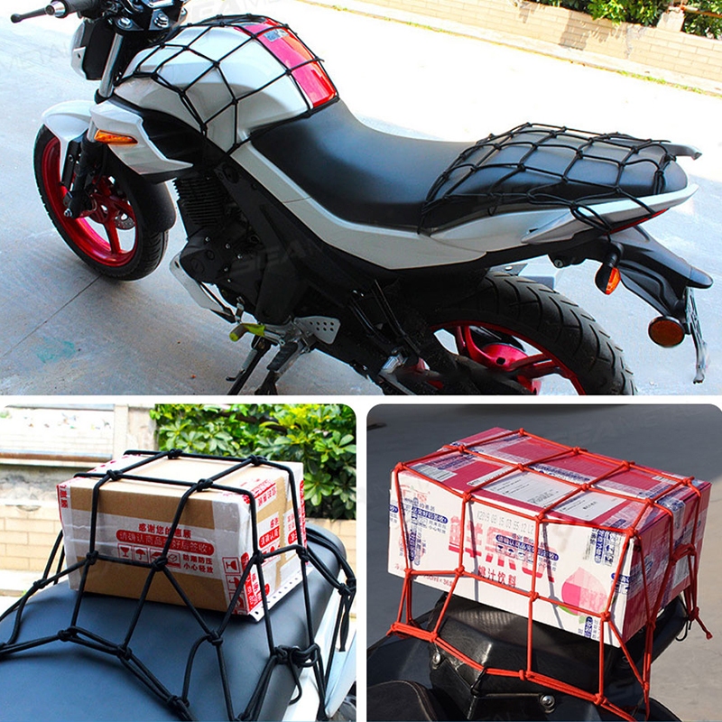 Lưới Thun Ràng Đồ Moto SEAMETAL 40 x 40cm, lưới chằng đồ xe máy cỡ lớn