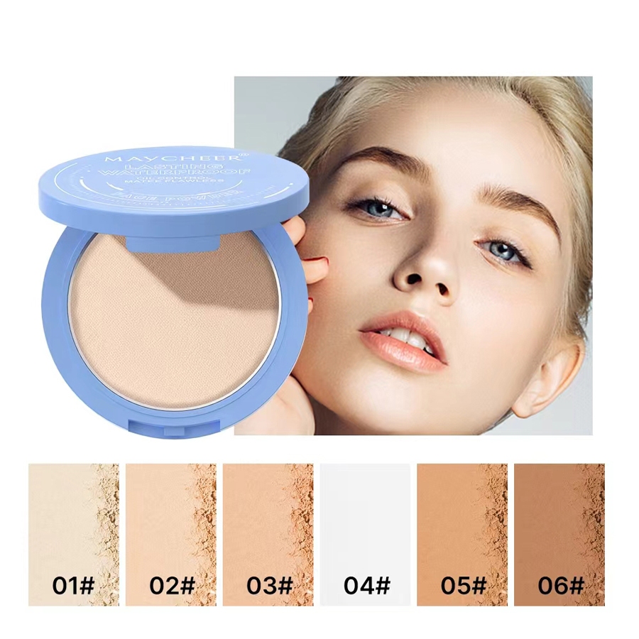 Ảnh Phấn chống nước lâu trôi Lamuseland có gương + Trang điểm mặt phồng 10G 2