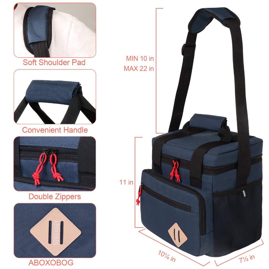 SANCHENGQCBY1314 zp Du lịch đường ngắn Công viên leo núi Túi chống rò rỉ chống thấm nước Màu xanh đậm Vải Oxford EVA Bảo quản băng Túi xách giữ tươi Cắm trại ngoài trời Dung tích lớn dày 14L