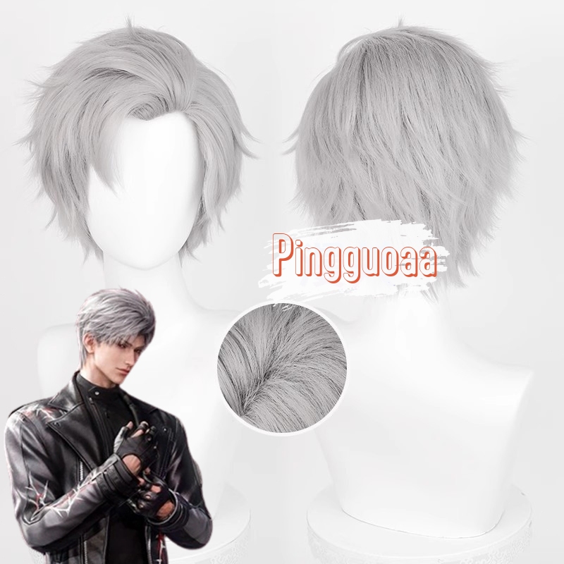Anime Love and Deepspace Qi Yu Cosplay Costume Short Wig