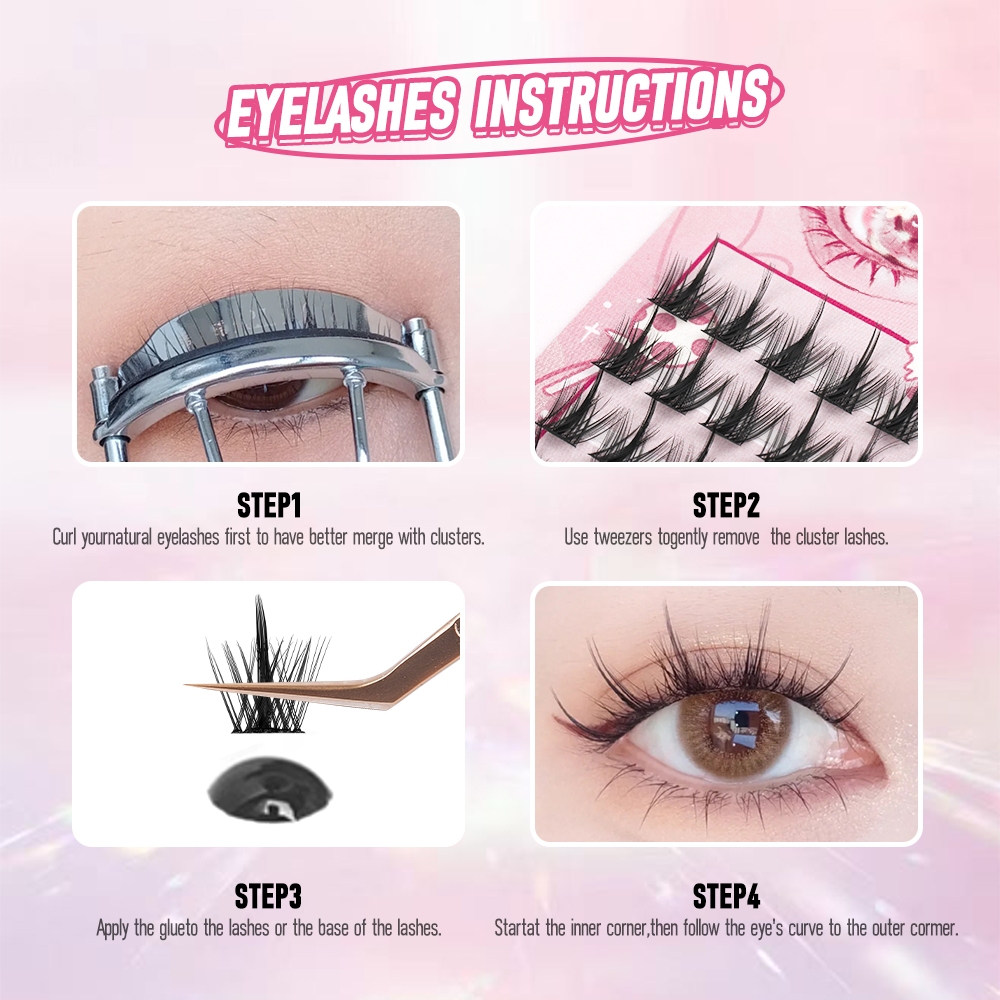 KILIGMATA Hộp Lông Mi Giả Sweet Minijumie Mint10 Hàng Có Gai Lúa Mì Dày Tự Nhiên 11-13mm