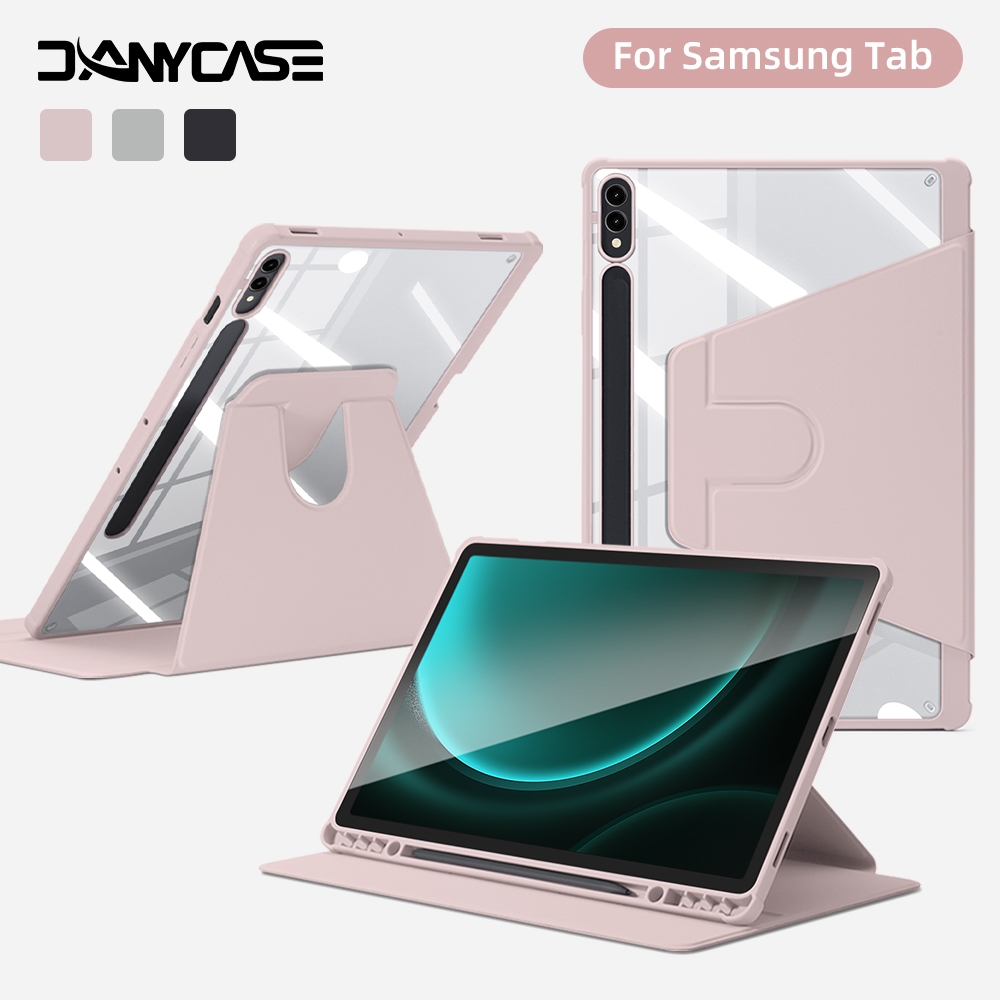 360° Ốp Góc Có Thể Điều Chỉnh Xoay Được Cho Samsung Galaxy Tab A11 S10 Lite 10.9 A9 8.7 A9 Plus S10 FE 10.9 13.1 2025 A8 S9 FE S9 S10 Plus 12.4 inch S6 Lite Vỏ Lật