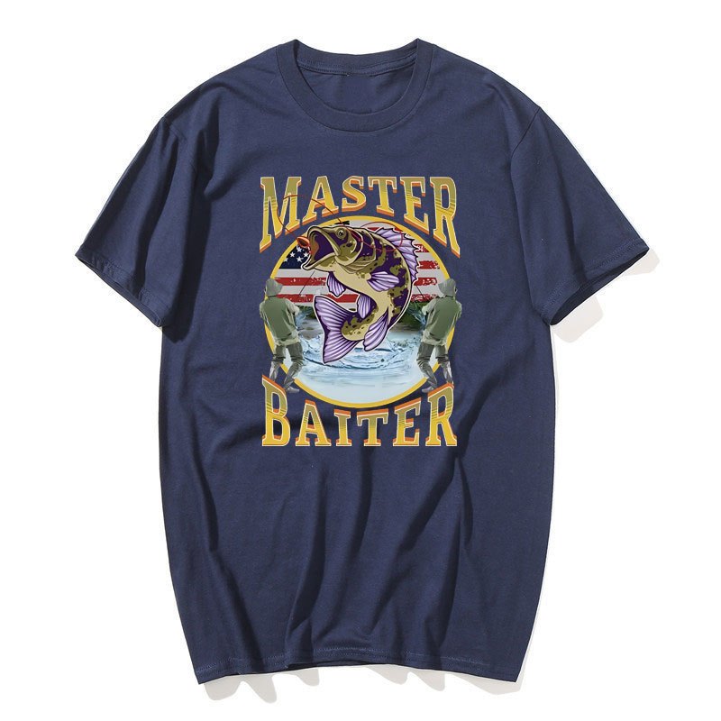 Master Baiter Câu Cá Áo Phụ Kiện Nam Cotton Nguyên Chất Đồ Họa Áo Thun Quần Áo Quà Tặng Sinh Nhật Cho Câu Cá Người Yêu Tee
