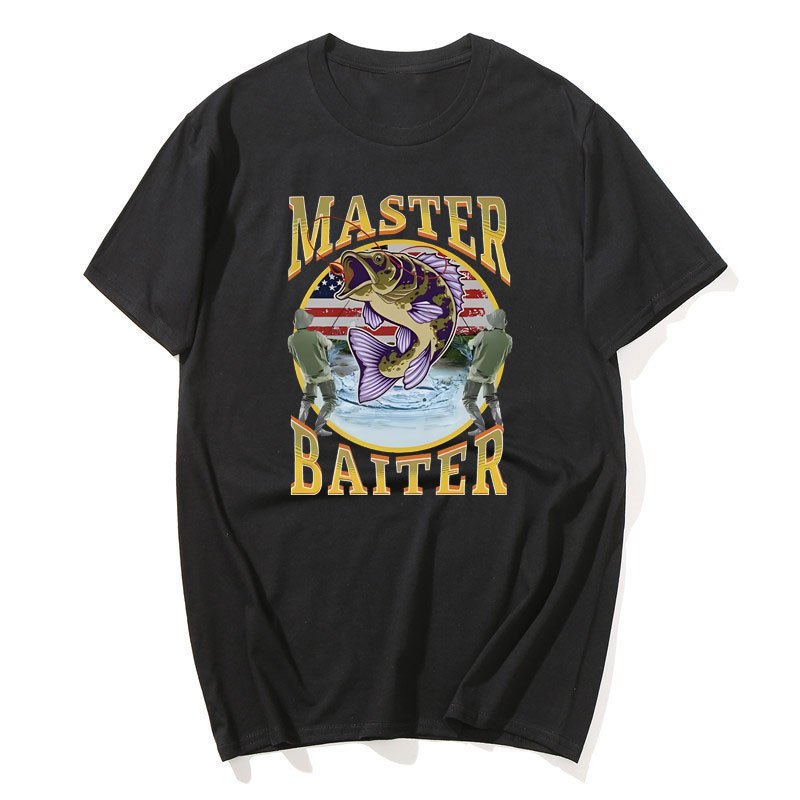 Master Baiter Câu Cá Áo Phụ Kiện Nam Cotton Nguyên Chất Đồ Họa Áo Thun Quần Áo Quà Tặng Sinh Nhật Cho Câu Cá Người Yêu Tee