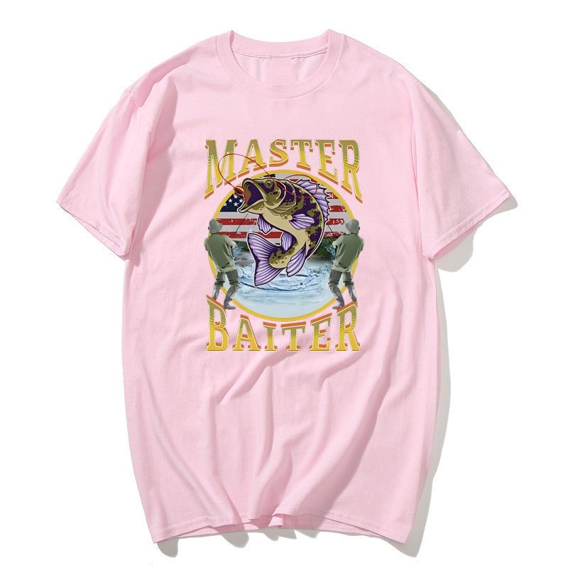 Master Baiter Câu Cá Áo Phụ Kiện Nam Cotton Nguyên Chất Đồ Họa Áo Thun Quần Áo Quà Tặng Sinh Nhật Cho Câu Cá Người Yêu Tee