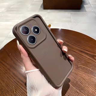 Ốp Điện Thoại Màu Trơn Silicon Lỏng Cho Realme C63 / Realme C65s Camera Bảo Vệ Ốp Lưng Chống Sốc Bảo Vệ Mềm Ốp Lưng STY01