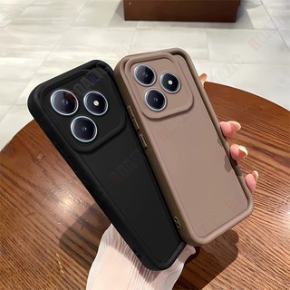 Ốp Điện Thoại Màu Trơn Silicon Lỏng Cho Realme C63 / Realme C65s Camera Bảo Vệ Ốp Lưng Chống Sốc Bảo Vệ Mềm Ốp Lưng STY01