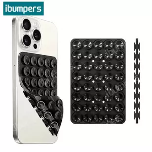 ibumpers ốp điện thoại silicon cốc hút hai mặt có thể tái sử dụng, không cần keo