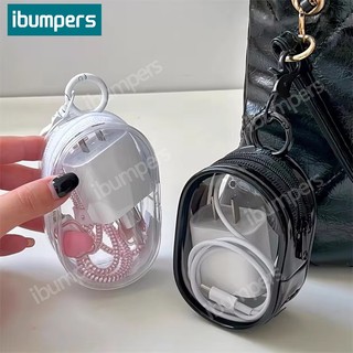 Ibumpers Túi lưu trữ cáp trong suốt Lưu trữ di động / Phụ kiện trang trí