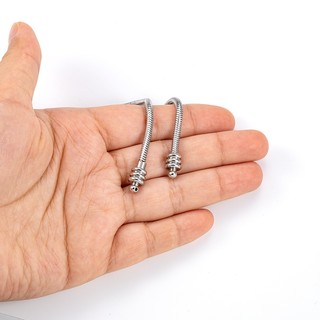 Thép không gỉ Xoắn Ốc Đính Hạt Rắn Dây Xích Xương Rắn Tự Làm Vòng Cổ Vòng Tay Đính Hạt Phụ Kiện