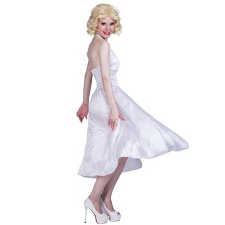 Người lớn Marilyn Monroe Vai trò Chơi Váy trắng Trang phục hóa trang cho các bữa tiệc Halloween