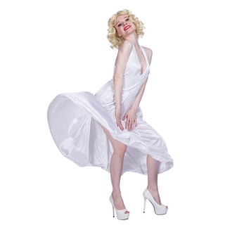 Người lớn Marilyn Monroe Vai trò Chơi Váy trắng Trang phục hóa trang cho các bữa tiệc Halloween