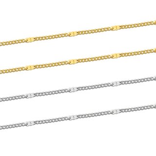 Thép không gỉ Flatten Dây Xích Curb Cuba Liên Kết Dây Xích Vàng Cho DIY Trang Sức Làm Phụ Kiện Quà Tặng Tiếp Liệu