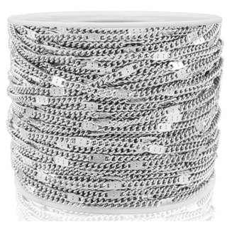 Thép không gỉ Flatten Dây Xích Curb Cuba Liên Kết Dây Xích Vàng Cho DIY Trang Sức Làm Phụ Kiện Quà Tặng Tiếp Liệu