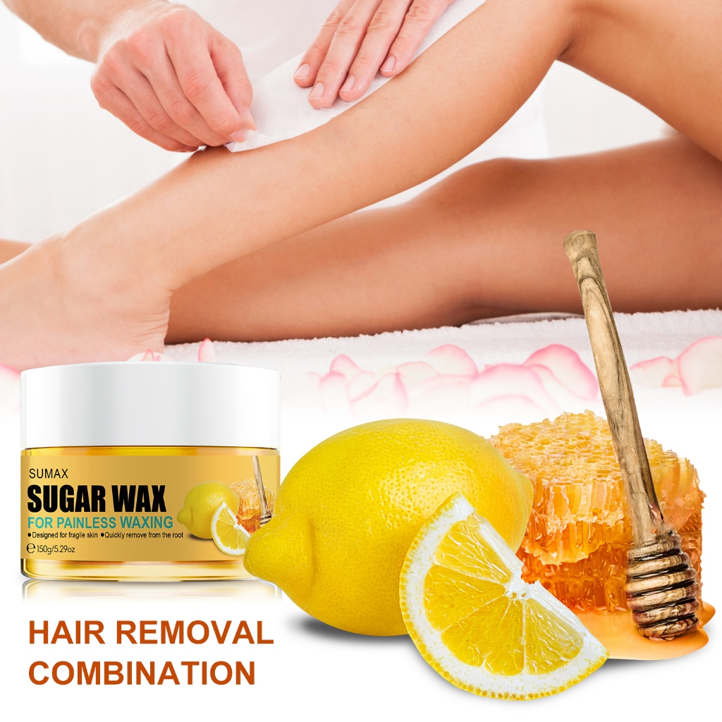 Ảnh Sáp tẩy lông SUMAX Tẩy lông toàn thân Mật ong tự nhiên Không gây kích ứng 150g 4