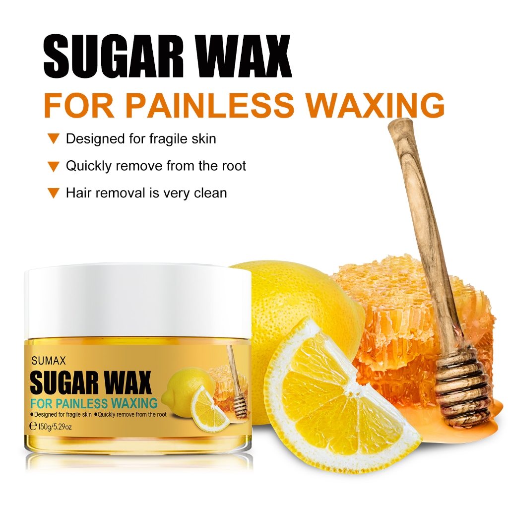 Ảnh Sáp tẩy lông SUMAX Tẩy lông toàn thân Mật ong tự nhiên Không gây kích ứng 150g 1