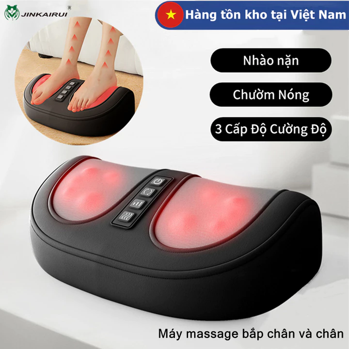 Jinkairui Điện Máy Mát Xa Chân Làm Nóng Chân Thư Giãn Massage Chăm Sóc Bàn Chân Máy Massage Bấm huyệt Máy Massage