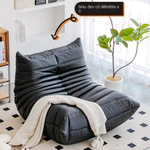 (Giao hàng 24 h)Ghế lười togo Sofa lười Sofa Da Giường tựa Phòng khách Ghế Sofa Tatami tối giản mini ghế đơn decor phòng ngủ salon phòng khách giãn đọc sách nằm lười hạt xốp bean bag — ảnh 1